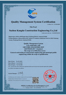 Quality Management System Certification
